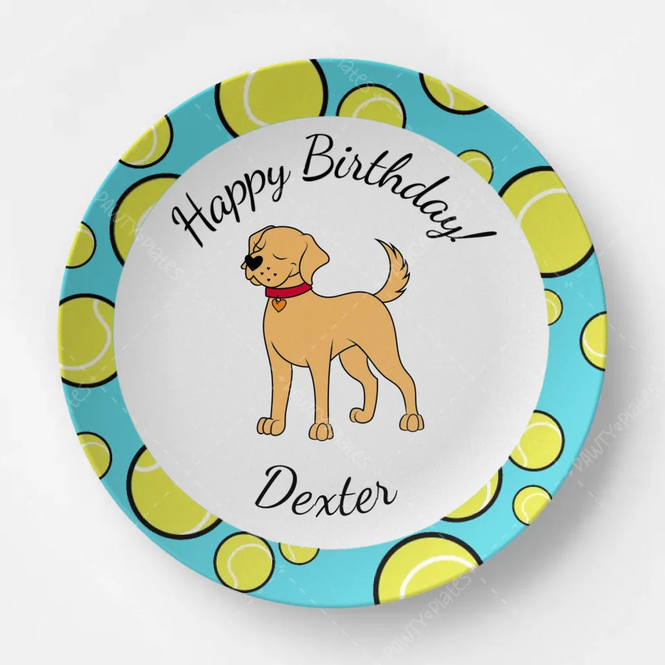 Pawty Plate™ Fetch! Golden Retriever