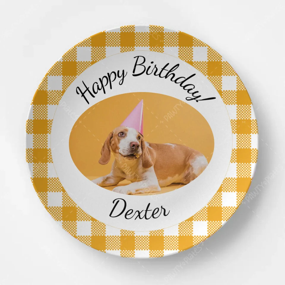 Pawty Plate™ Photo Pattern Background