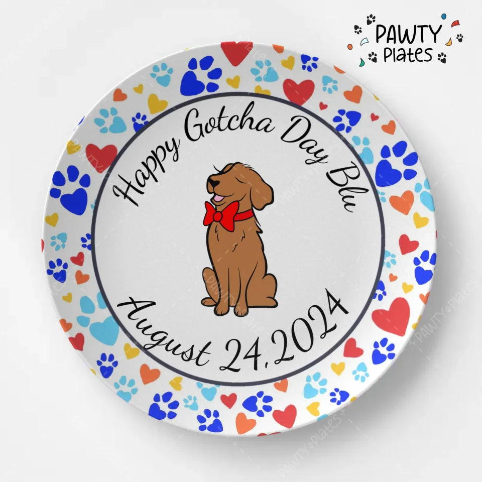 The Original Pawty Plate™ - Gotcha Day - All Breeds