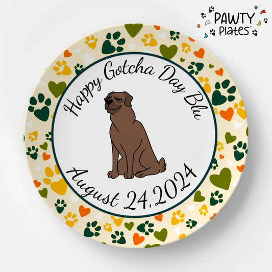 Mastiff - Paw Prints Pawty Plate™