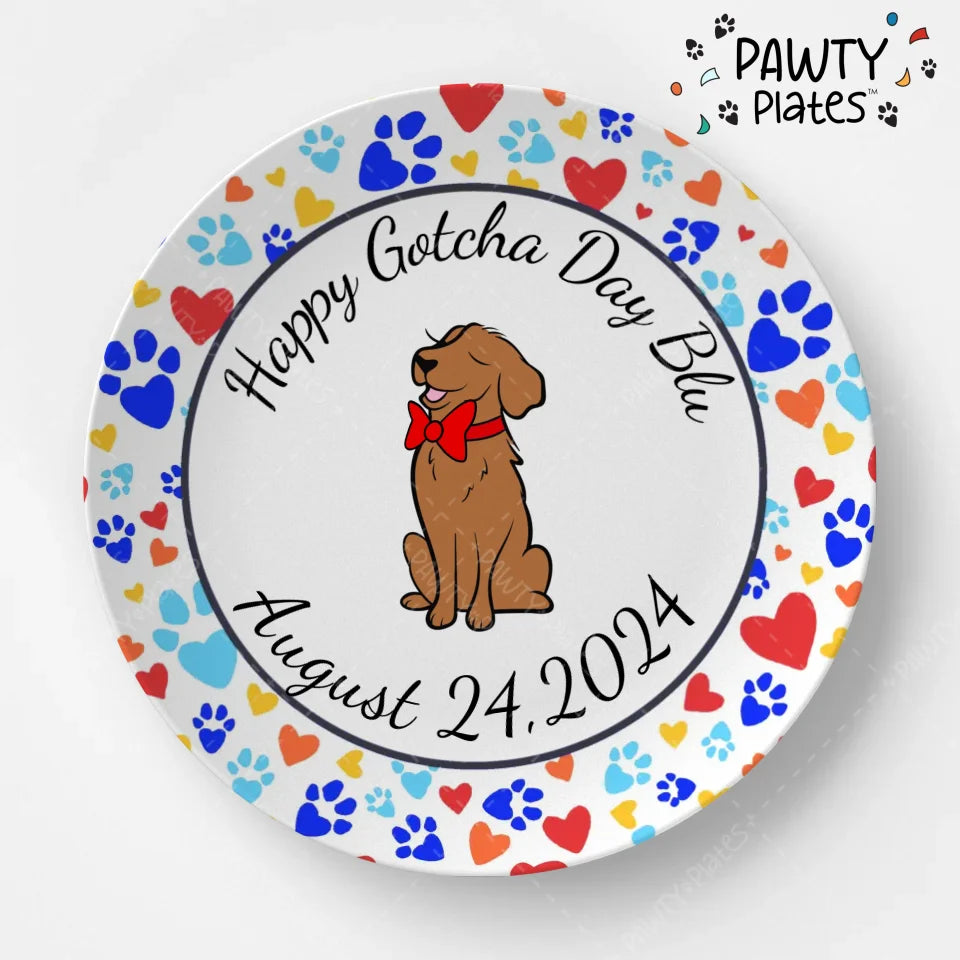 The Original Pawty Plate™ - Gotcha Day - All Breeds