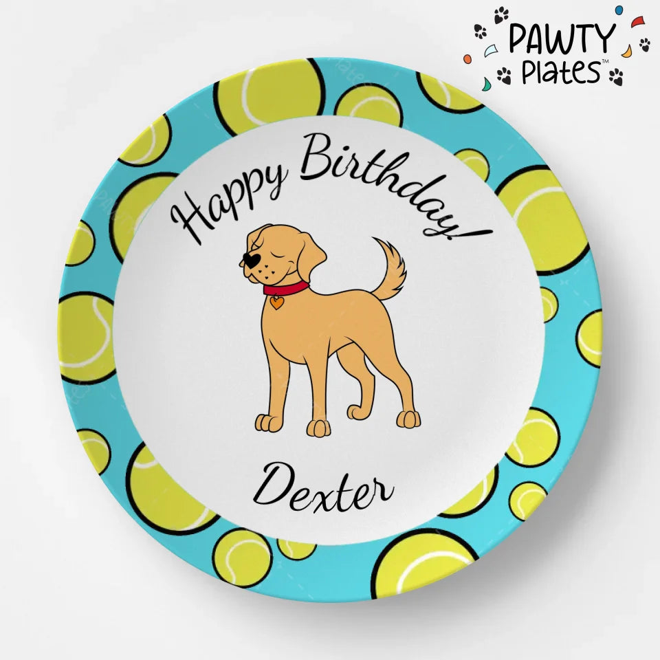 Pawty Plate™ Fetch! Golden Retriever