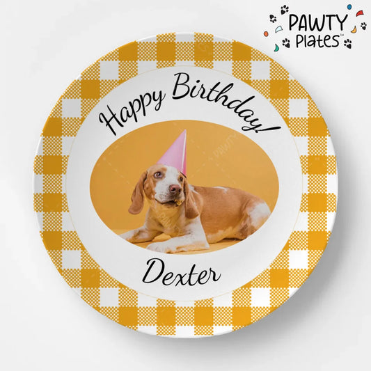 Pawty Plate™ Photo Pattern Background